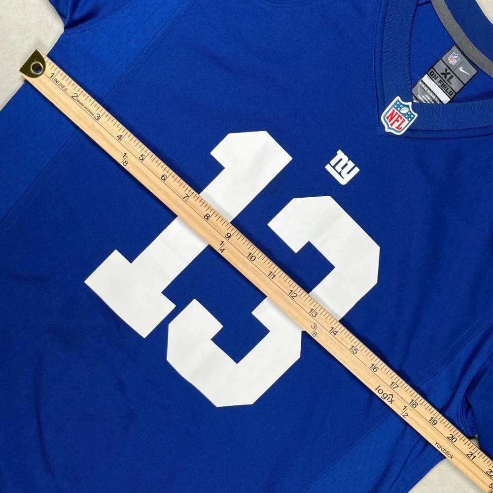 New York NY Giants Nike Football Jersey Youth XL Blue Odell Beckham Jr On Field
